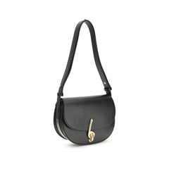 Black Calf Leather Bos Taurus Shoulder Bag
