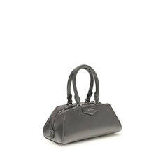 Gray Calf Leather Bos Taurus Shoulder Bag