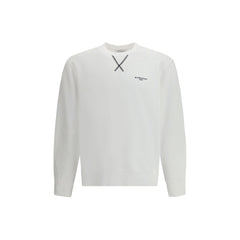 White Cotton Sweatshirt