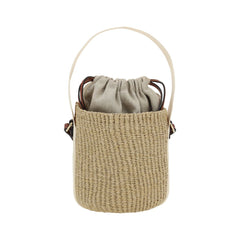 White Cotton Shoulder Bag