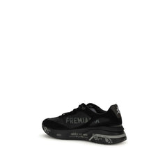 Black Rubber Chunky Sneakers