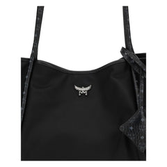 Black Fabric Shoulder Bag