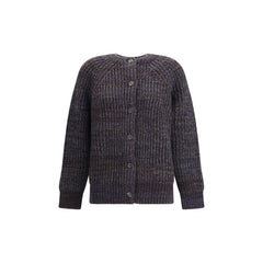 Brown Merino Wool Cardigan
