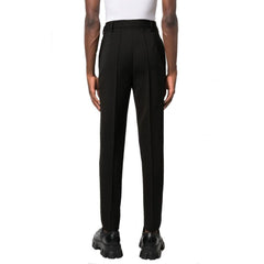 Black Elastane Dress Pants