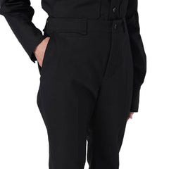 بنطال كاجوال من القطن الأسود