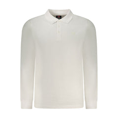 قميص بولو رجالي قطن أبيض للرجال