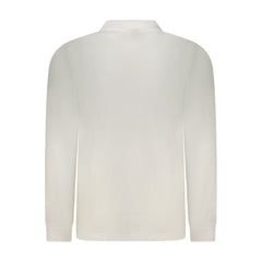 قميص بولو رجالي قطن أبيض للرجال