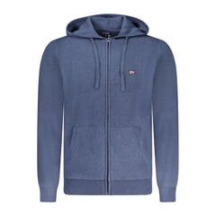 Blu Poliammide Male Cardigan