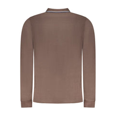 قميص بولو رجالي من القطن مارون