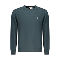 بلوزة قطنية زرقاء للرجال