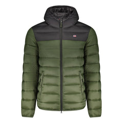 سترة رجالية خضراء من البولي أميد