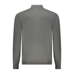 Gray Wool Men Sweater