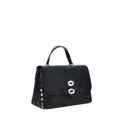 Black Calf Leather Bos Taurus Shoulder Bag