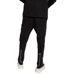 بنطال كاجوال من القطن الأسود