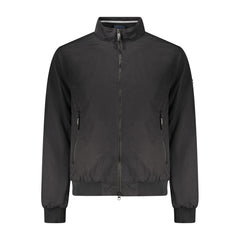Black Cotton Men's Jacket