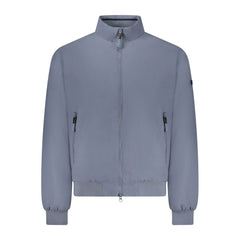 Blue Cotton Men's Jacket