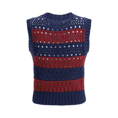 Blue Recycled Cotton Sweatshirt