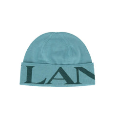 Green Virgin Wool Beanie