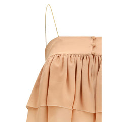 بلوزة حريرية متعددة الألوان