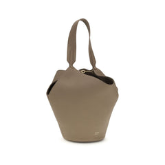 Beige Calf Leather Bos Taurus Shoulder Bag