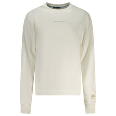 White Cotton Women Sweatshirt