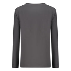 Black Cotton Women T-Shirt