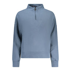 Blue Cotton Women's Sweatshirt