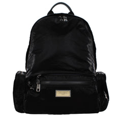 Black Nylon Backpack