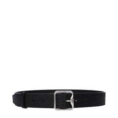 Black Leather Regular Belt