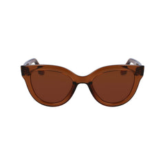 نظارات شمسية بنية اللون