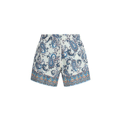Multicolor Polyester Short And Mini Shorts