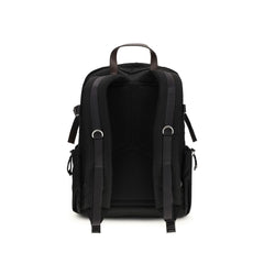 Black Recycled Polyamide Backpack