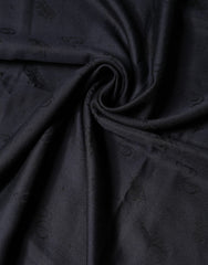 Black Lace Stole Silk NeckWrap Shawl Scarf