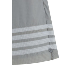 Gray Polyamide Bermuda Shorts