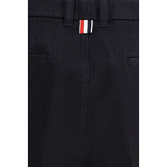 Blue Polyester Bermuda Shorts