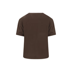 Brown Cotton T-Shirt
