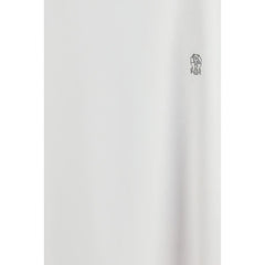 تي شيرت قطن أبيض