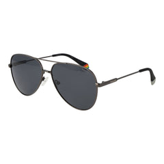 Gray Metal Sunglasses