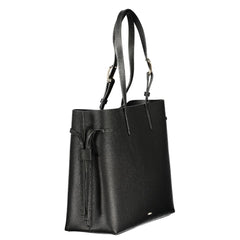 Black Leather Women Handbag