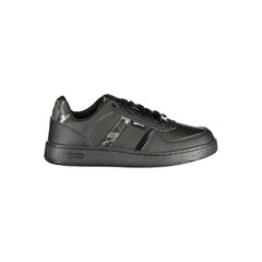 Black Polyurethane Women's Sneaker