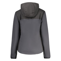Black Polyester Women Jacket