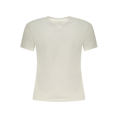 White Cotton Women's T-Shirt