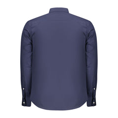 Blu Cotton Mens Shirt