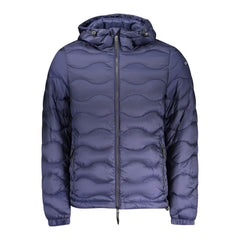 Blue Polyamide Men's Jacket