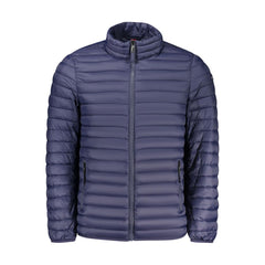 سترة رجالية من البولي أميد الأزرق