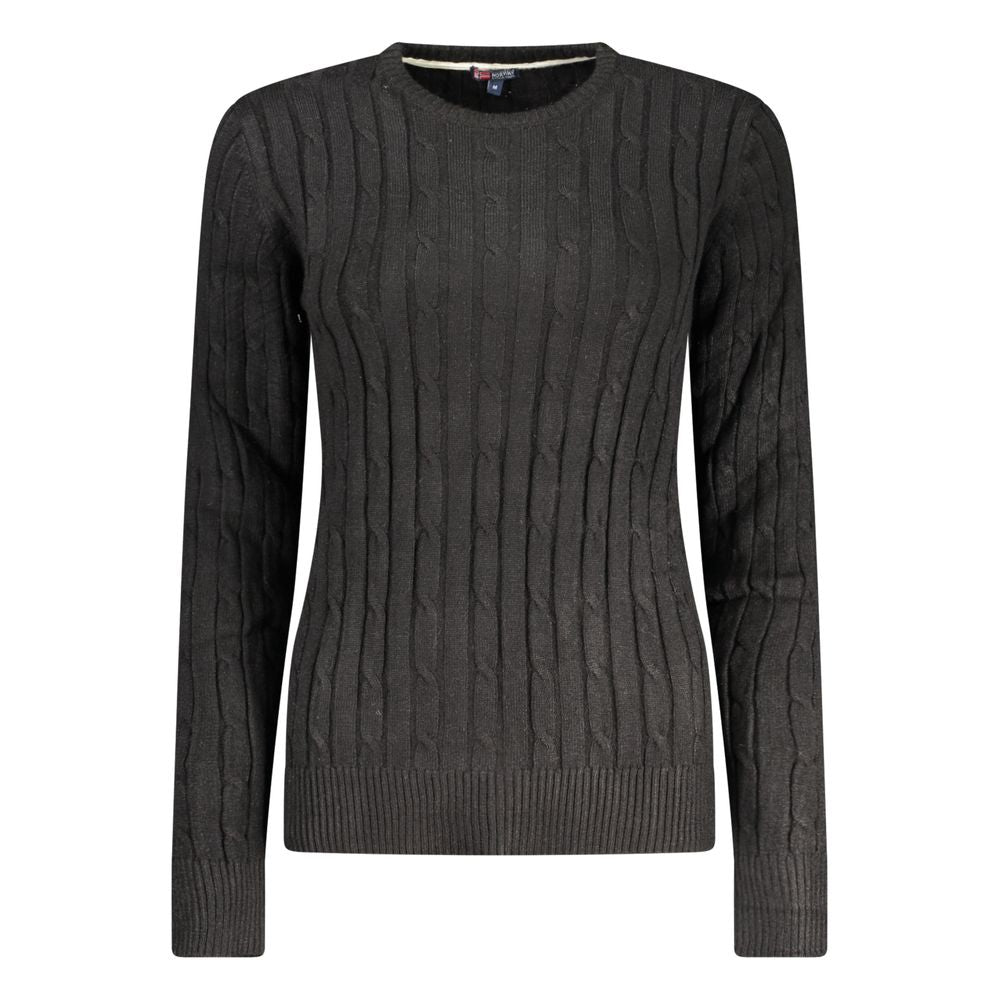 Black Viscose Women's Sweater