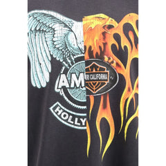 تي شيرت قطن أسود