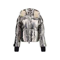 Silver Polyester Coat