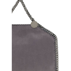 حقيبة كتف رمادية من البوليستر