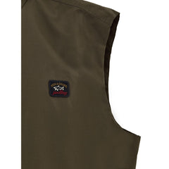 سترة خضراء من البوليستر بدون أكمام